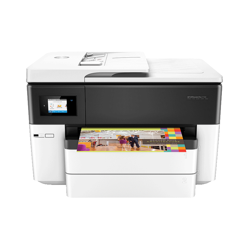 Multifuncional HP Officejet Pro 7740 All-in-One A3 - Imprime y Escanea Doble Carta